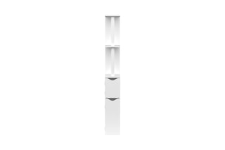Meuble WC 2 portes - Blanc