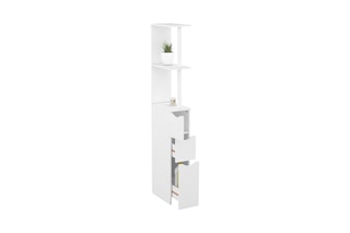 Colonne pour salle de bain 1 porte - 15,2 x 33 x 136 cm