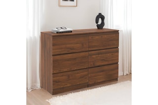 Commode 6 tiroirs Tom - 110 x 80 x 40 cm 