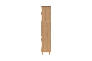 Etagère Faustine 3 portes - 80 x 30 x 143 cm 