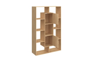 Bibliothèque 2 portes Faustine - 90 x 30 x 143 cm