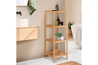 Etagère Maya - Structure en bambou - 34 x 100 x 32 cm