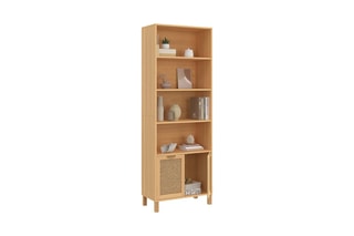 Bibliothèque 2 portes Eve - 60 x 170 x 30 cm