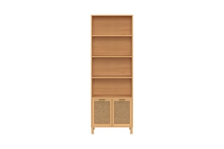 Bibliothèque 2 portes Eve - 60 x 170 x 30 cm
