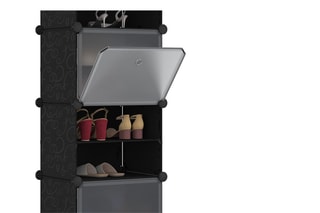 Meuble à chaussures cube - 24 paires - 43 x 122 x 32 cm