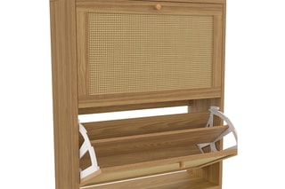 Meuble à chaussures Erin 2 abattants - 60 x 23,5 x 83,5 cm