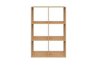 Meuble de rangement Faustine 6 cases - 60 x 30 x 88 cm 