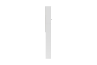 Meuble WC 2 portes - 58 x 19,5 x 178 cm