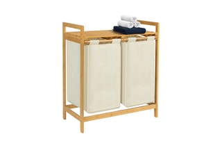 Panier à linge en bambou Maya - Beige