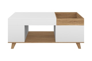 Table basse relevable Elina - 110 x 55 x 45 cm