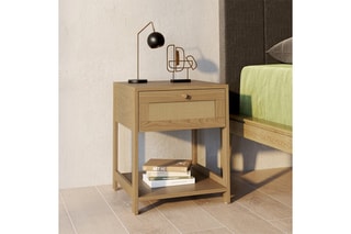 2 tables de chevet 1 tiroir Erin - 40 x 48 x 40 cm