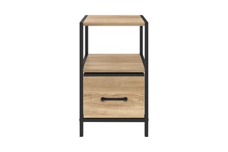 2 tables de chevet 1 tiroir Iris - 30 x 50 x 30 cm