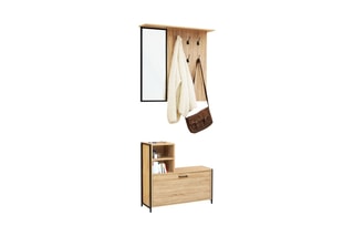 Dressing d'entrée 2 en 1 Memphis - 80 x 185 x 30