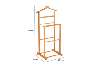 Valet de chambre en bambou Maya - Naturel