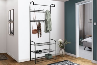Meuble d'entrée Pasadena - 71 x 31 x 186 cm