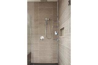 Etagère de douche extensible Argenté