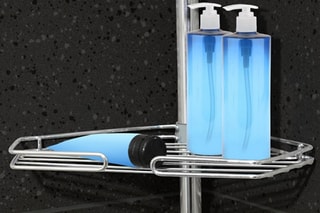 Etagère de douche extensible Argenté
