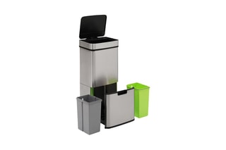 Poubelle de tri automatique - 72L