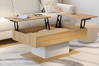Table basse relevable Tania - 100 x 40-53 x 60 cm