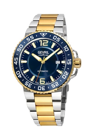 Relógio de automático Sellita SW200 Riverside - Prateado e dourado