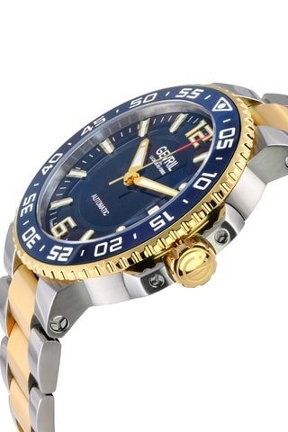 Relógio de automático Sellita SW200 Riverside - Prateado e dourado