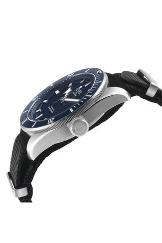 Relógio automático em nylon Yorkville - Preto e azul 