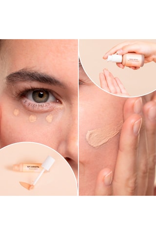 Coffret de fond de teint et correcteur Satin Skin - Peaux sensibles - 2 produits