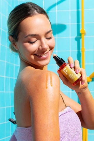 Huile corporelle naturelle Golden Radiance - 100 ml