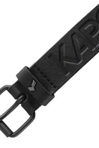 Ceinture en cuir Taji - Noir