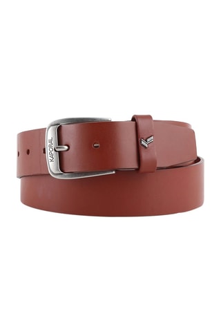 Ceinture en cuir Vamp - Marron