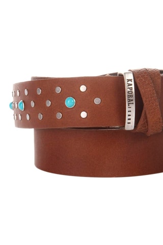 Ceinture en cuir Helly Marron