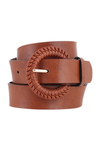 Ceinture en cuir Alix - Marron