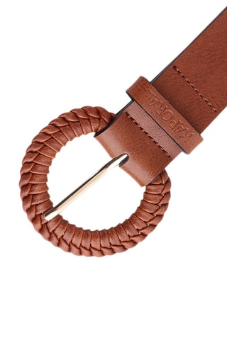 Ceinture en cuir Alix - Marron