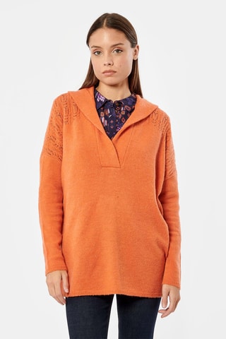 Pull à capuche Barry - Orange