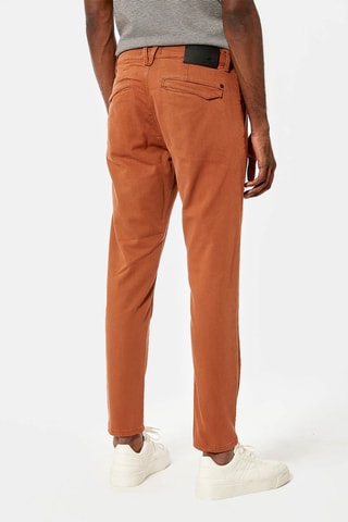 Pantalon tapered slim Irwix - Rouge brique