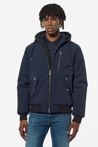 Veste à capuche Spike Bleu marine