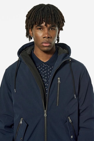 Veste à capuche Spike Bleu marine