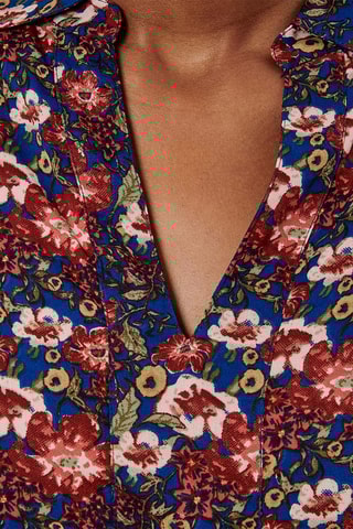 Robe Brune - Bleu