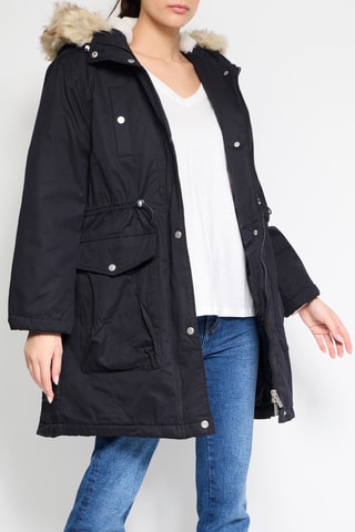 Parka à capuche Pary - Noir