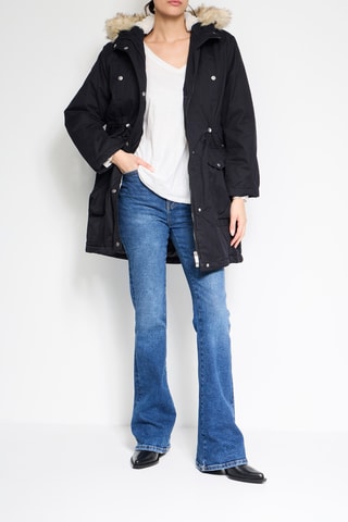 Parka à capuche Pary - Noir