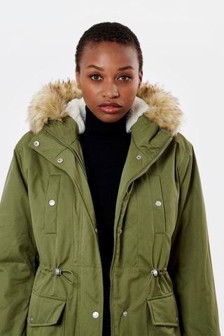 Parka à capuche Pary - Kaki