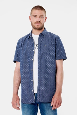 Chemise en coton biologique Chary - Bleu marine