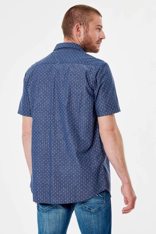 Chemise en coton biologique Chary - Bleu marine