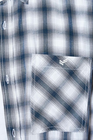 Chemise - Blanc et indigo