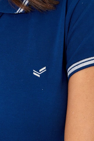 Polo en coton biologique Jule - Bleu marine