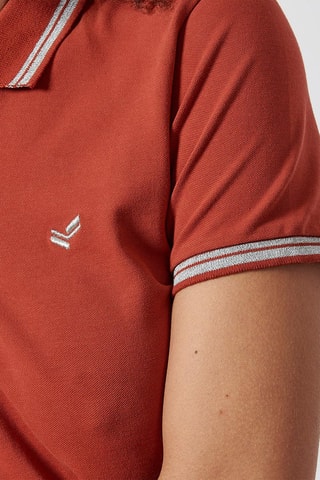 Polo en coton biologique Jule - Rouge