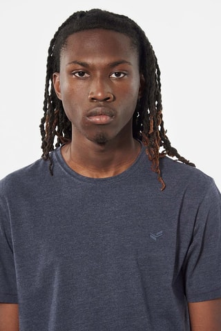 T-shirt Pacco - Bleu marine chiné
