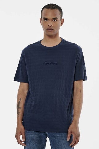 T-shirt en coton biologique Tahis - Bleu marine