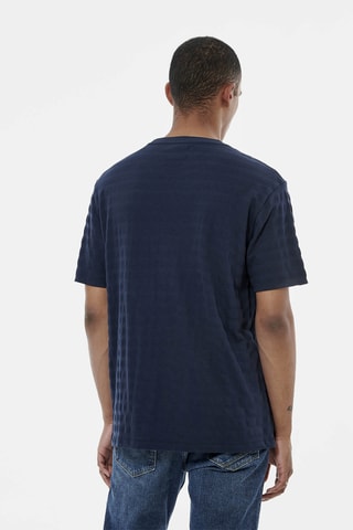 T-shirt en coton biologique Tahis - Bleu marine
