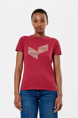 T-shirt en coton biologique Lovet - Rouge